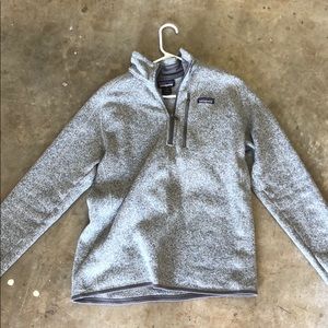 Gray Patagonia pull over